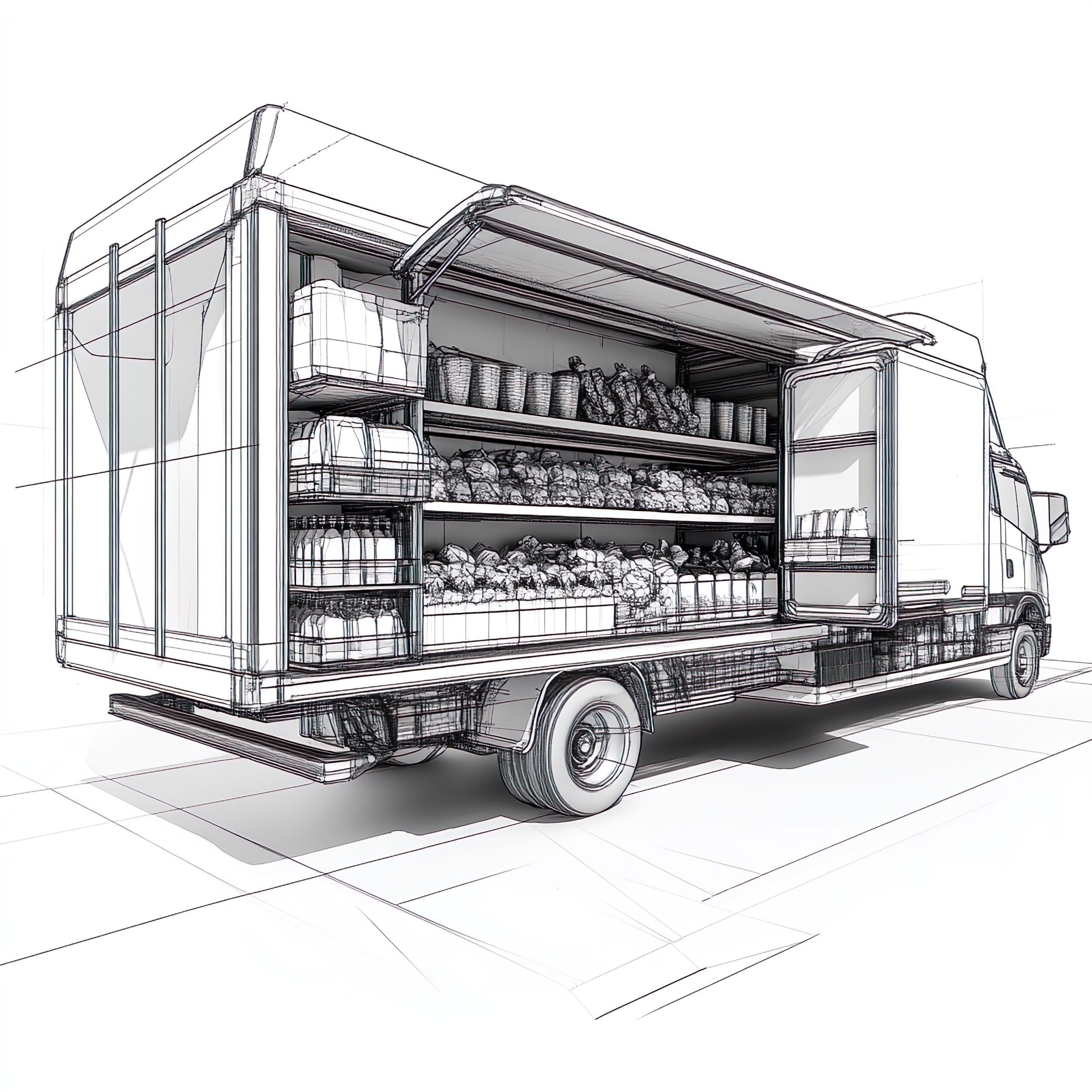 Mobile Market Sketch